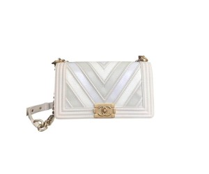 Chevron Boy Chanel Handbag