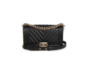 Chevron Caviar Boy Chanel Handbag