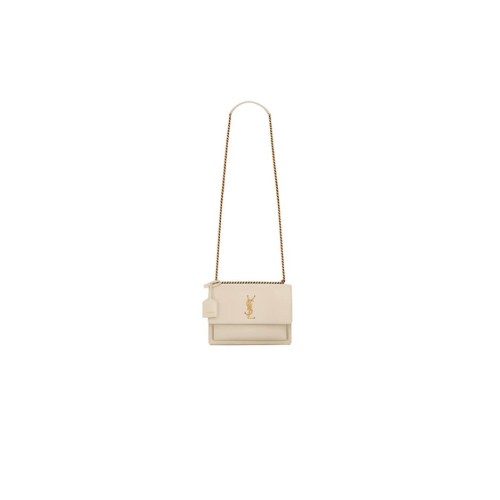 SUNSET MEDIUM CHAIN BAG IN SMOOTH LEATHER