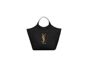YSL ICARE MAXI SHOPPING BAG IN QUILTED LAMBSKIN
