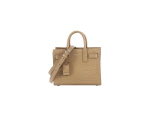 YSL SAC DE JOUR NANO IN EMBOSSED CROCODILE SHINY LEATHER