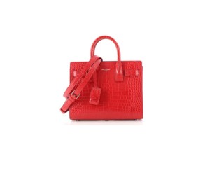 YSL SAC DE JOUR BABY IN CROCODILE-EMBOSSED