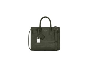 YSL SAC DE JOUR BABY IN CROCODILE-EMBOSSED