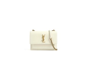 SUNSET CHAIN WALLET IN SMOOTH LEATHER
