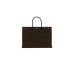 RIVE GAUCHE LARGE TOTE BAG IN PRINTED CANVAS AND LEATHER