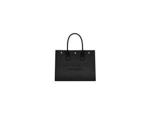 RIVE GAUCHE SMALL TOTE BAG IN SMOOTH LEATHER