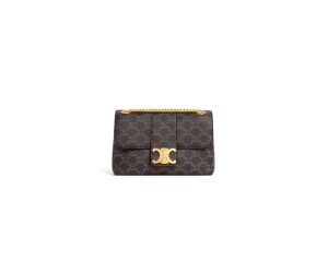CELINE Medium Celine Victoire Bag in Triomphe Canvas