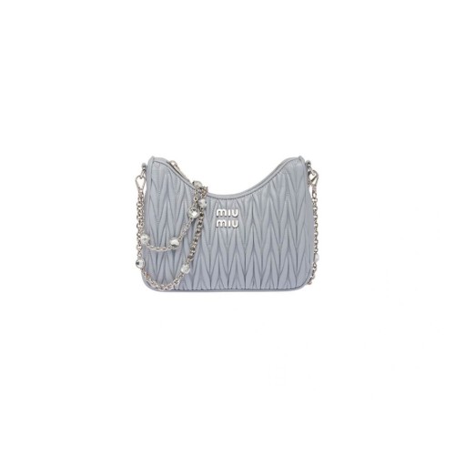 Matelasse nappa leather shoulder bag