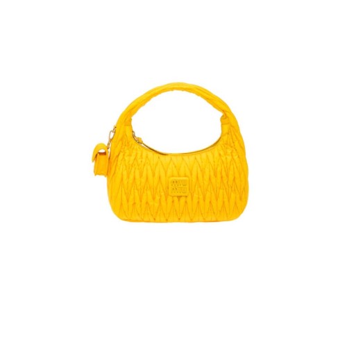 Miu Wander matelasse regenerated nylon hobo bag