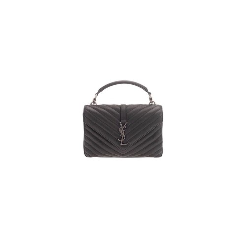 COLLEGE MEDIUM CHAIN BAG IN QUILTED LEATHER