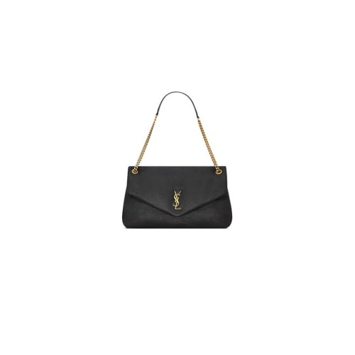 YSL Calypso large in grained lambskin