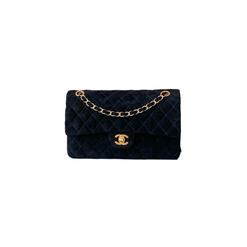 CHANEL Suede Classic Double Flap Handbag(HIGH-END GRADE)