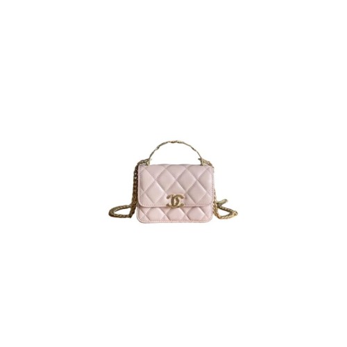 Chanel mini flap with top handle(HIGH-END GRADE)