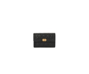 Chanel boy long wallet