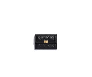 Chanel boy long wallet