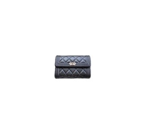 Chanel boy long wallet