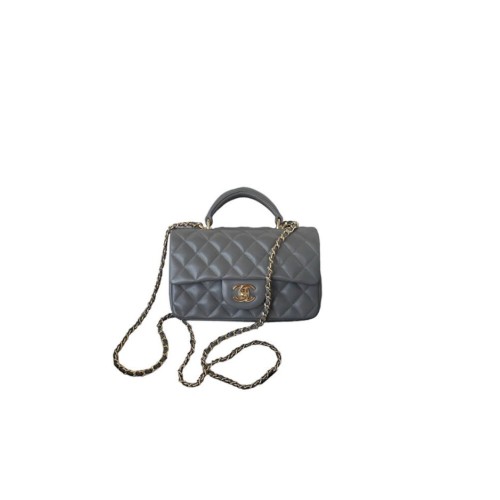 CHANEL Mini Classic Handbag With Top Handle