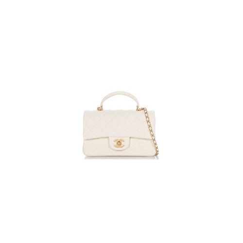 CHANEL Mini Classic Handbag With Top Handle