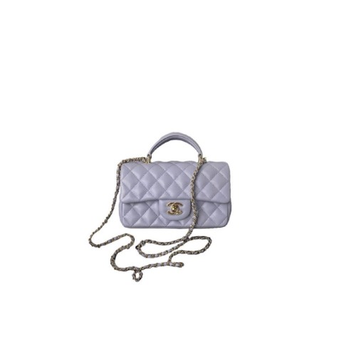 CHANEL Mini Classic Handbag With Top Handle