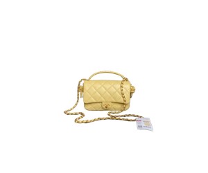 CHANEL Flap Bag with Top Handle(HIGH-END GRADE)