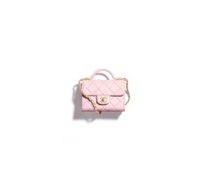MINI FLAP BAG WITH TOP HANDLE