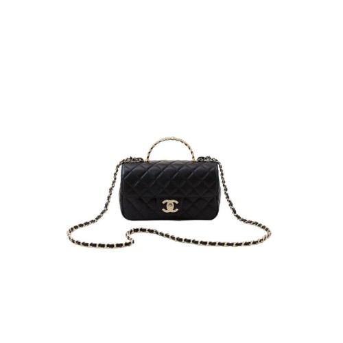 CHANEL Mini Flap Bag with Top Handle