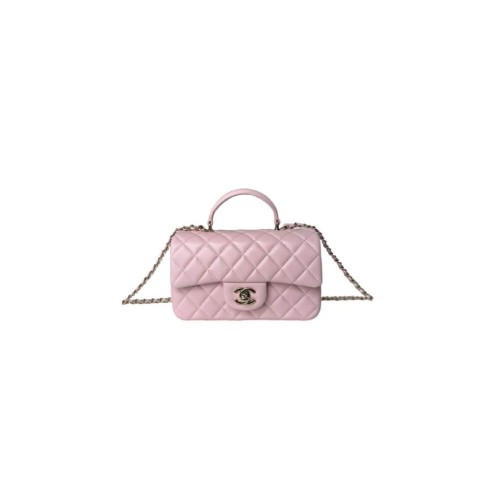CHANEL Mini Classic Handbag With Top Handle
