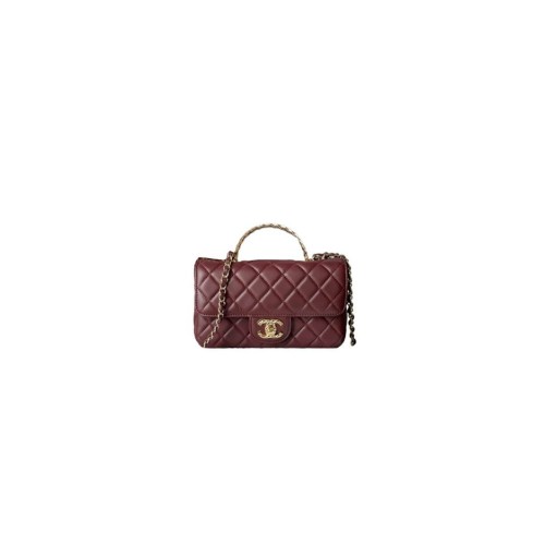 CHANEL Mini Flap Bag with Top Handle