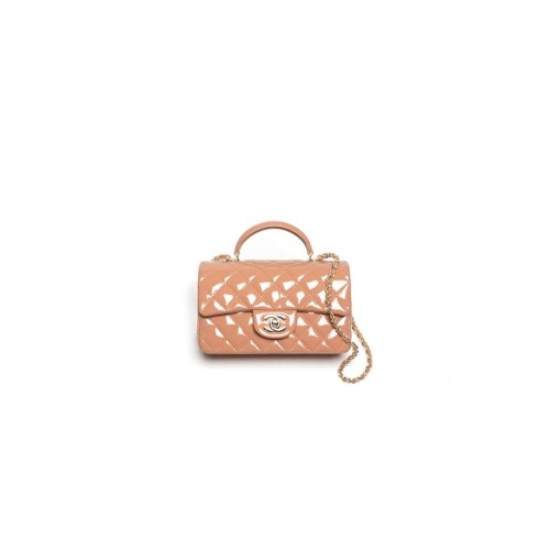 CHANEL Mini Classic Handbag With Top Handle