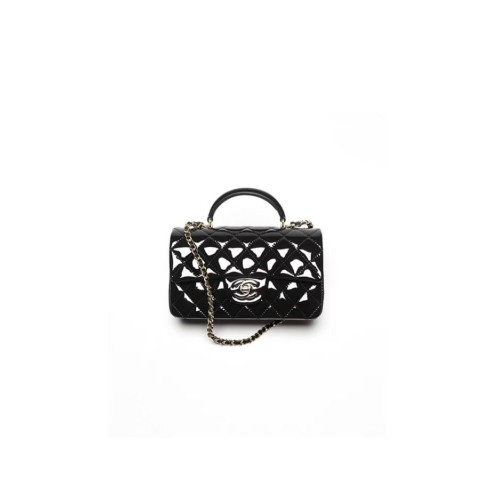 CHANEL Mini Classic Handbag With Top Handle