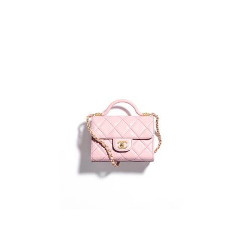 MINI FLAP BAG WITH TOP HANDLE