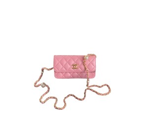 CHANEL Flap Phone Holder with Chain(HIGH-END GRADE)