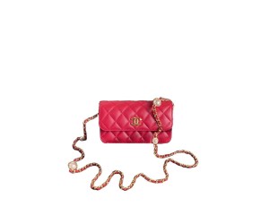 CHANEL Flap Phone Holder with Chain(HIGH-END GRADE)