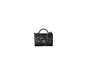MINI FLAP BAG WITH TOP HANDLE