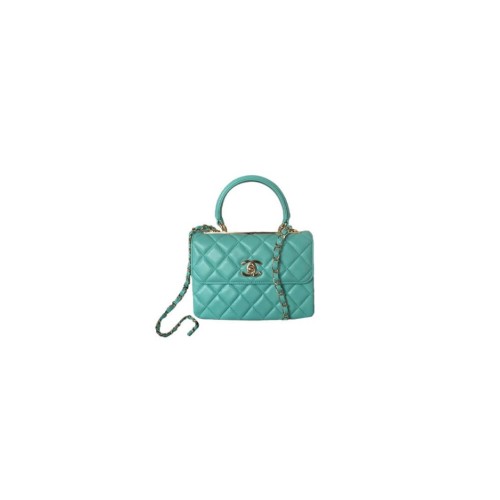 CHANEL Mini Flap Bag with Top Handle(HIGH-END GRADE)