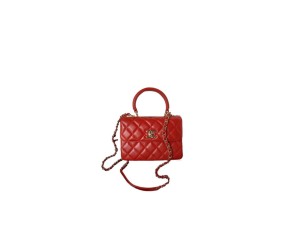 CHANEL Mini Flap Bag with Top Handle(HIGH-END GRADE)
