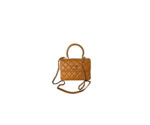 CHANEL Mini Flap Bag with Top Handle(HIGH-END GRADE)