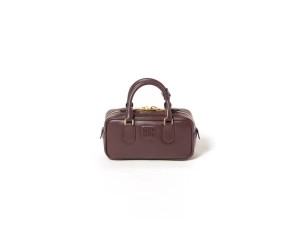 MIUMIU Large Arcadie Leather Bag(HIGH-END GRADE)