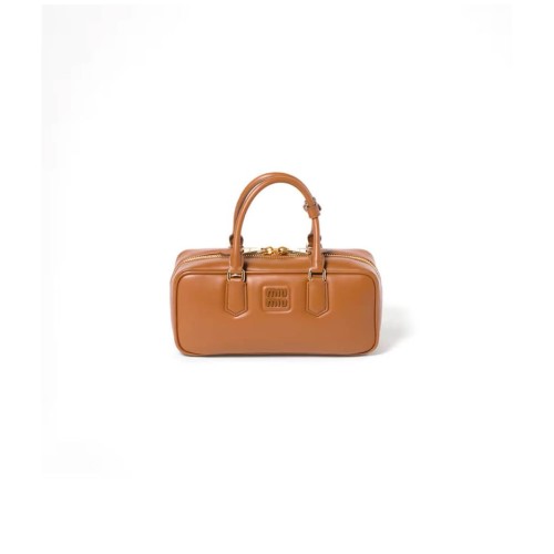 MIUMIU Large Arcadie Leather Bag(HIGH-END GRADE)