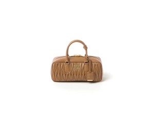 MIUMIU Large Arcadie Leather Bag(HIGH-END GRADE)