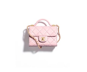 Small FLAP BAG WITH TOP HANDLE
