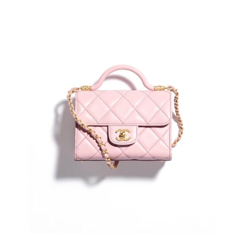 Small FLAP BAG WITH TOP HANDLE