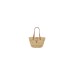 YSL Small Panier Raffia Bag In Brown