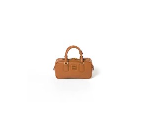 MIUMIU Medium Arcadie Leather Bag(HIGH-END GRADE)