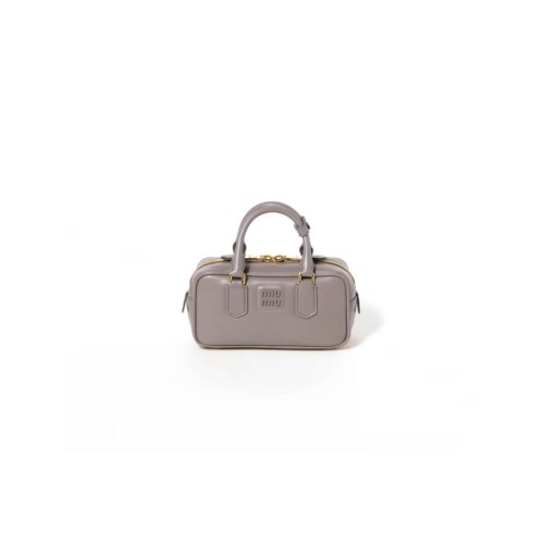 MIUMIU Medium Arcadie Leather Bag(HIGH-END GRADE)