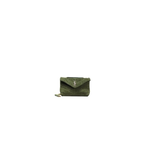 YSL Toy Puffer in suede