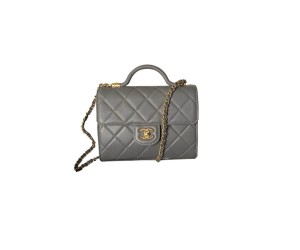 Small FLAP BAG WITH TOP HANDLE