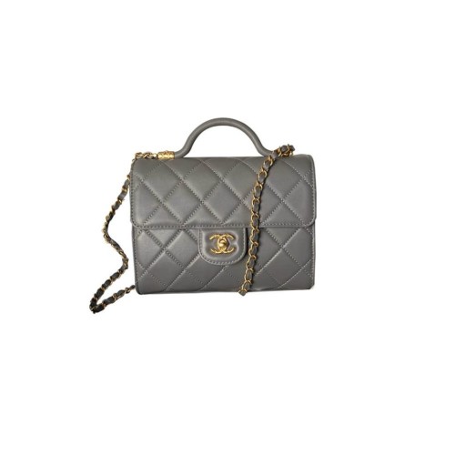 Small FLAP BAG WITH TOP HANDLE