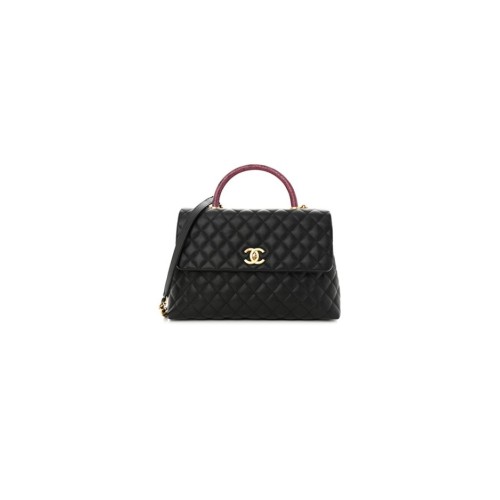 CHANEL LARGE FLAP BAG WITH TOP HANDLE(high-end grade)