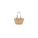 YSL Medium Panier Raffia Bag In Brown
